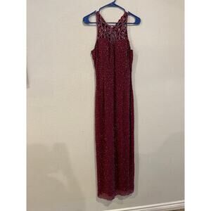 Scala Deep Red Maxi Dress